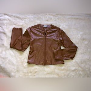 Faux Leather Jacket